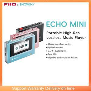 FiiO SnowSky Echo Mini HiFi 블루투스 MP3 순수 음악 플레이어 15시간 재생 3.5mm+4.4mm 헤드폰 출력