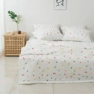 [르헤브] 파인애플 시어서커 여름 이불 얇은 간절기 차렵이불 SS