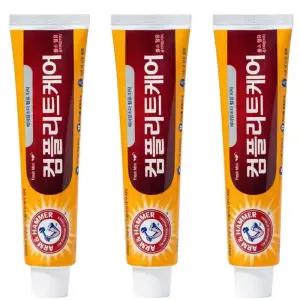 암앤해머 치약 컴플리트 케어 치태제거 150g 3개