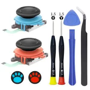 조이콘수리 부품 닌텐도 스위치 2 조이콘용 조이스틱 교체 키트 3D 아날로그 수리 엄지 스틱 그립