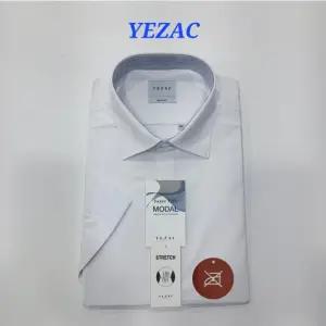 [예작]링클프리 모달스판 슬림핏 구김적고  드레스셔츠 카라배색 여름반팔셔츠 YJEMBS