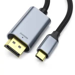 HDMITODP Vothoon USB-C to DisplayPort 14 케이블 8K 60Hz 4K 120Hz USB C DP 단방향 전송 오디오 사무용