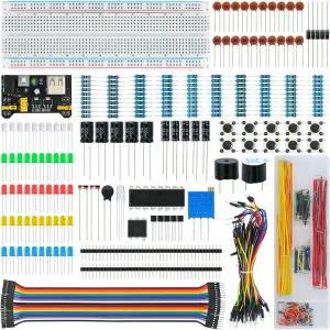 아두이노 STM32 라즈베리 파이와 호환되는 WWZMDiB 438개 전자 브레드보드 키트 초보자용