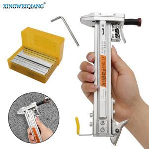 수동 강철 네일 건 ST18 반자동 시멘트 와이어 슬롯 못 박는 장치 기계 목공  Tacker