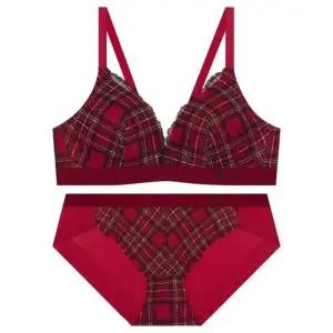 매장정품 GUESS 게스 레드체크 홀리 브라렛세트[ODWBRB98ODWBPB98RD] 1373038