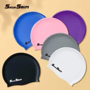 [골드스마일]성인 실리콘 수영모자 남녀공용 수모 6컬러 실내수영 수영장패션