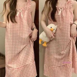 민소매잠옷 파자마 쿨링 원피스nop959