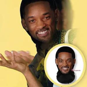 마스크 일로머스크 호날두 더락 칸예 윌스미스 가리개 쓸데없는 얼굴 쓸없선 웃긴 선물klm586