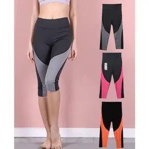 [주식회사 브이와이][JHQSXZW9_51IB]배색 7부 요가바지 GWM (29479700A)