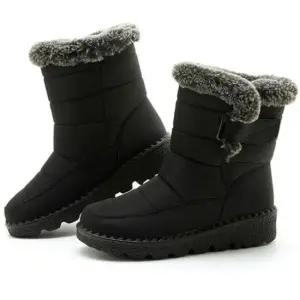 겨울남녀신발 기모 남녀 부츠 털신 양털 방한 신발 3색
