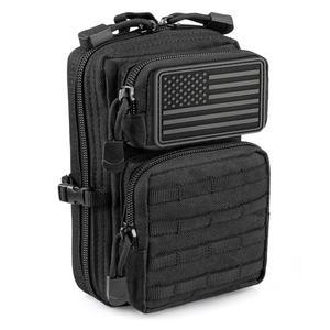 리반스 전술 몰 유틸리티 파우치, EDC 도구 파우치 휴대폰 미니 허리 의료용 IFAK 팩 3일 백팩 디자인