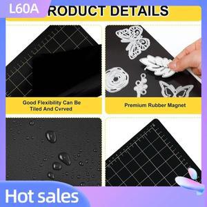 L60A 4개 9인치 너비 12.5인치 길이 자석 커팅 심 그리드 엠보싱 기계 패드 커터용