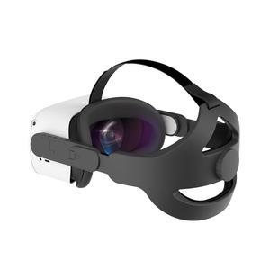 SINWEVR 조정 가능 헤드 스트랩, Quest 2 VR 헤드셋과 호환, 향상된 지원 및 편안한 VR을 위한 엘리트 스트랩 교체