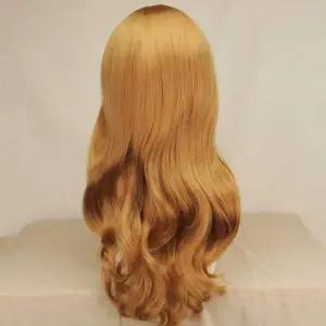 금발 여성 긴가발 전체 긴머리 가발
