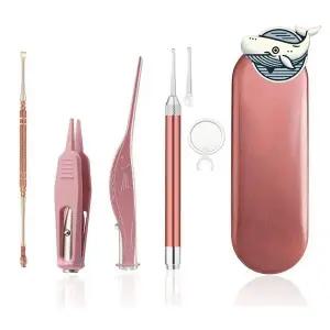 LED 라이트 귀청소 도구 귀가리개 귀파기