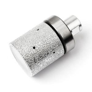 2인치 다이아몬드 드럼 휠 (가이드 베어링 나사 M14 포함) 진공 브레이징 거친 제로 허용 오차 (싱크 홀 가