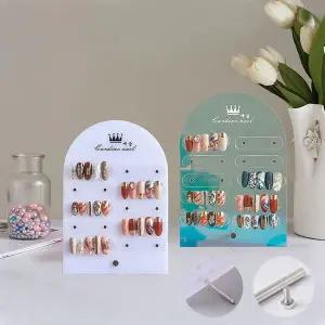 네일아트 자석아크릴판 장착 마그네틱 전시아트판 중