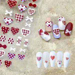 네일아트 러블리 하트 사탕 달콤 스위트 네일스티커