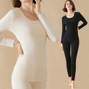 [로즈엘리][상하세트] 심리스컷 피치기모 겨울내복 내의세트 2컬러 2026