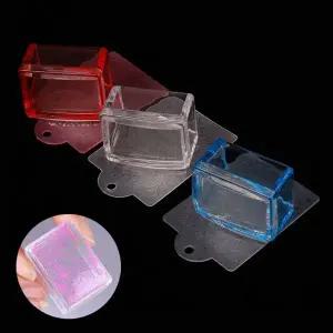 [셀러에이드]네일아트 사각 꾹꾹이 스퀘어 실리콘 스탬프 3종