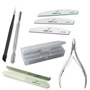 네일케어 필수 8종 기초 네일케어도구세트 케이스포함