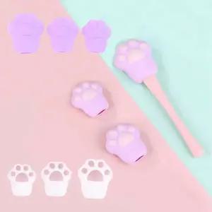 [셀러에이드]네일아트 고양이발바닥 실리콘 브러쉬 커버 3종 세트