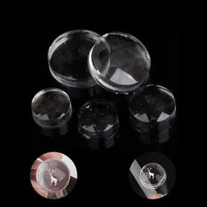 [셀러에이드]네일아트 꾹꾹이 스탬프 리필형 투명 실리콘 도장 2종