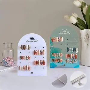 [골드스마일]네일아트 자석아크릴판 장착 마그네틱 전시아트판 중