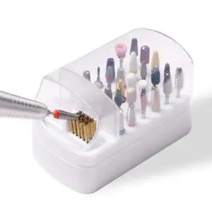 [콩심팥심]네일케어 더스트브러쉬 장착 드릴비트 30구 케이스