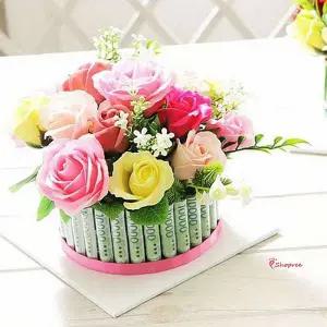 카네이션 스승의날 용돈 플라워 박스 기념일 어버이 케이크 카네이션용 돈플라워mno490