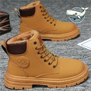 남성 겨울 털 부츠 방한 신발 캐주얼 신발 gyn7+8TyP