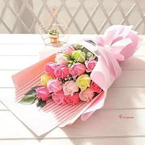 인테리어 졸업 비누꽃다발 장미 어버이날 선물pqr865