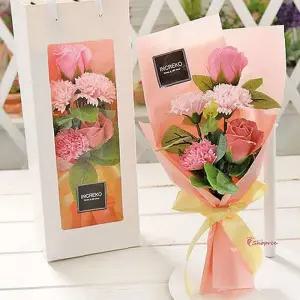 감사 선물 카네이션 비누꽃 장미 어버이 꽃다발efg934