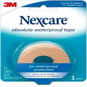 디스펜서가 장착된 넥스케어 731 응급처치 방수 테이프 1인치 x180인치 유연성