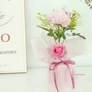 재롱잔치 비누꽃 카네이션 꽃다발 선물 발표회qrs873