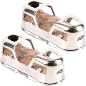 ZGLUZP 2개 실버 촉매 워머 부품 포켓 초경량 캠핑 히터 핸드 및 풋 헤드 아웃도어 액세서리