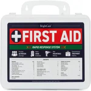 비즈니스용 응급 처치 키트 하드 케이스가 있는 벽걸이 및 휴대용 사무실 레스토랑 작업 차량 소매 서비스