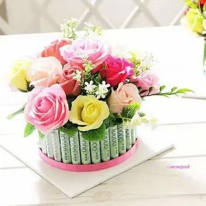 카네이션 용돈 박스 스승의날 어버이 기념일 플라워 카네이션용 케이크 돈플라워klm759