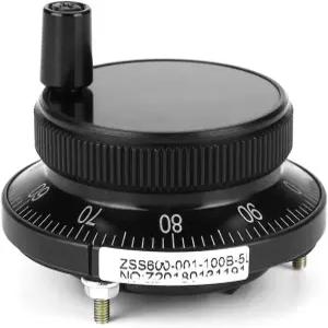 핸드휠 100PPR 수동 펄스 발생기 60mm CNC 인코더 6 단자 포함 밀 라우터 제어 시스템 5V 알루미늄 회전