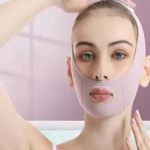 턱살빼는법 턱벌어짐 입벌림방지 턱살 이중턱 수면 안면윤곽 밴드