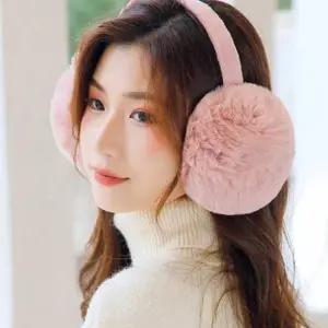 귀여운 여성 겨울 패션 아이템 빅사이즈 퍼 귀마개