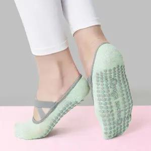 요가용품 기구 필라테스 양말 요가 삭스 논슬립 발 덧신 그린