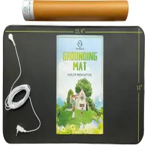 수면 에너지 및 균형을 위한 접지 매트 가정 사무실 직장 도전성 카본 코드 포함 실내