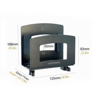 호환 Monzlteck 조절식 소형 장치 벽 마운트 모니터 뒤의 VESA | 스트리밍 미디어 플레이어  스위치  WII C