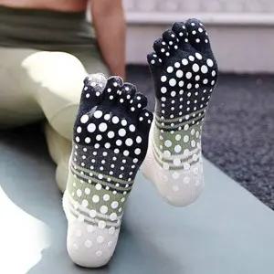 요가 삭스 일반형 그린 요가양말 토삭스 풀토