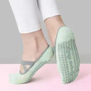 요가용품 기구 필라테스 양말 요가 삭스 논슬립 발 덧신 그린