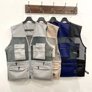 택배조끼 여름 매쉬 낚시 택배 조끼 등산 포켓 다용도 작업
