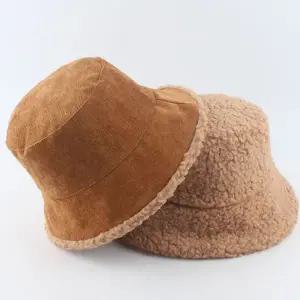 챙모자 유행 털모자 인기 겨울 버킷햇 방한 벙거지 양털