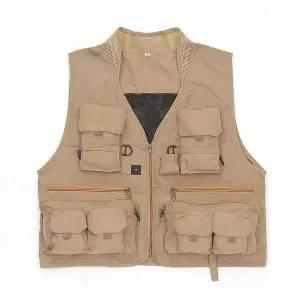 엑티브 멀티포켓 레저조끼 브라운 XXL 낚시조끼