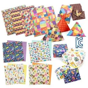 양면 색종이 전통문양 키즈 종이접기-(100매) KC인증